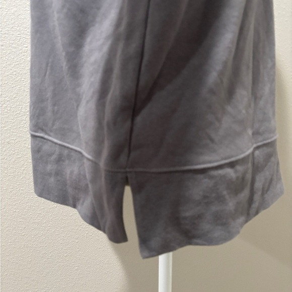 Isabel Maternity by Ingrid & Isabel Gray Crew Neck Sweater with Orange Print - Picture 3 of 4